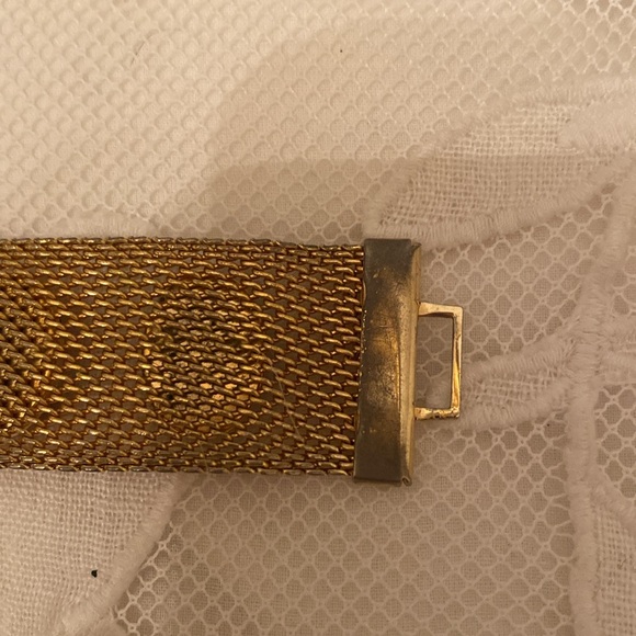 Vintage midcentury stone mesh bracelet-Sarah Coventry - Picture 6 of 7